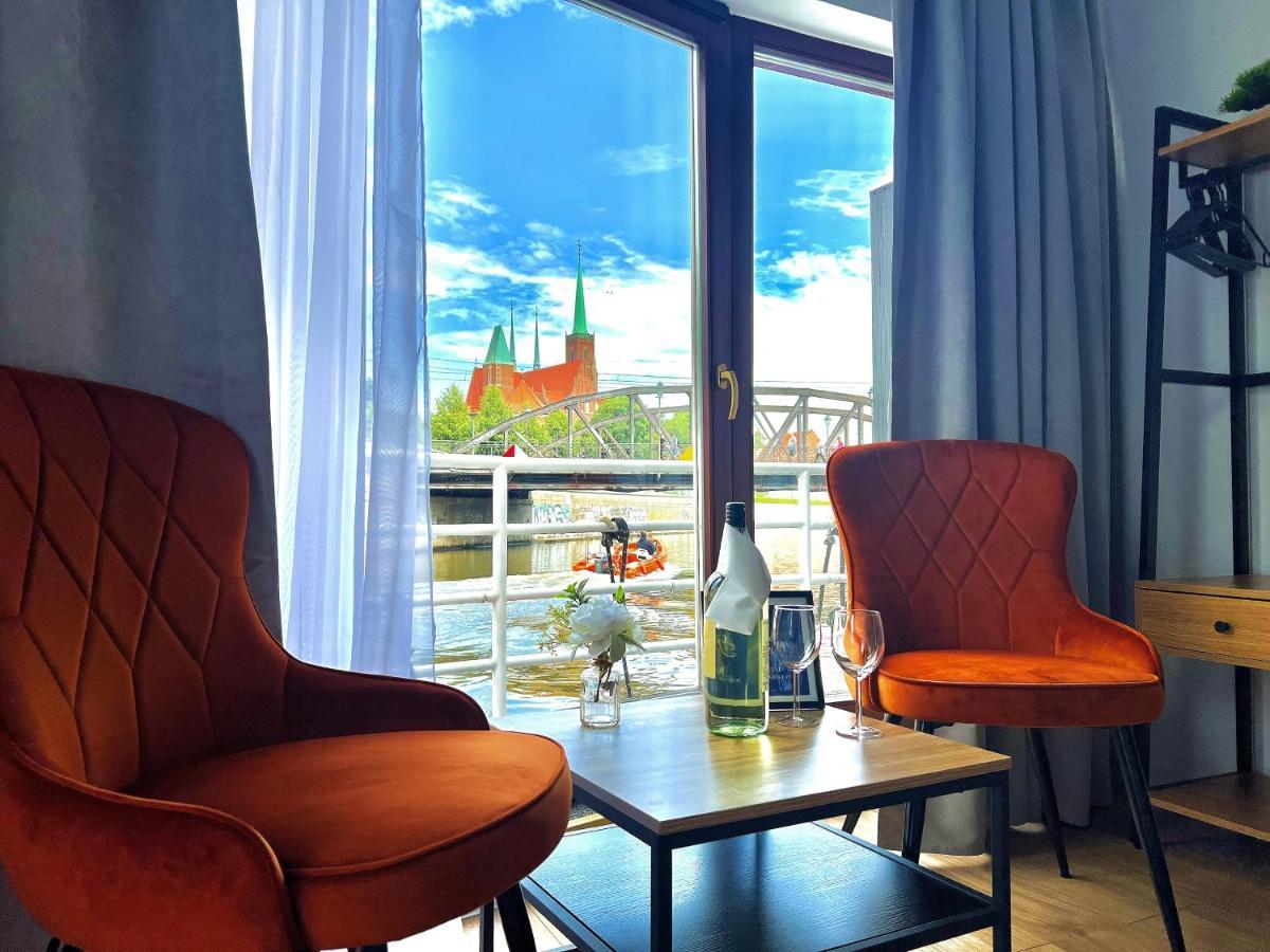 Great Polonia River Boat Apartments Wrocław Buitenkant foto