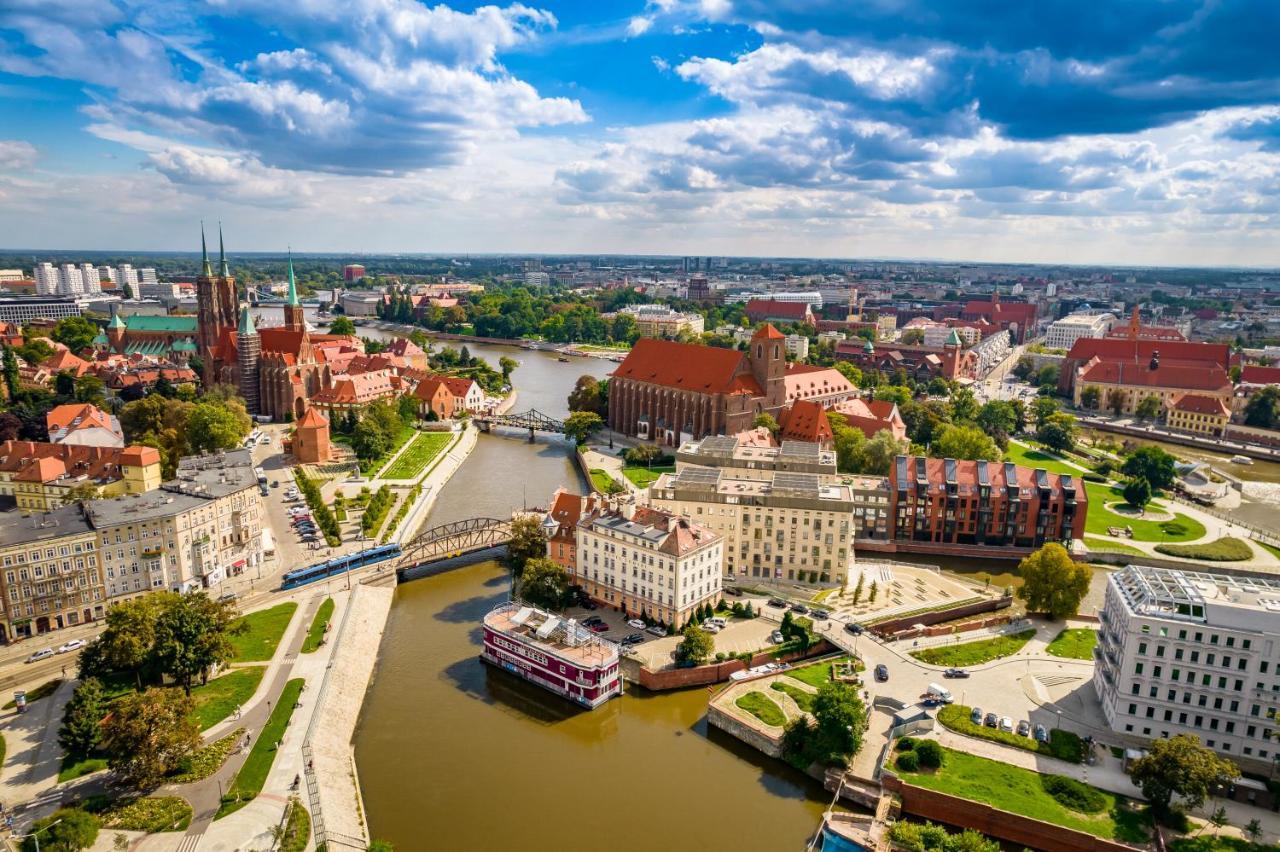 Great Polonia River Boat Apartments Wrocław Buitenkant foto