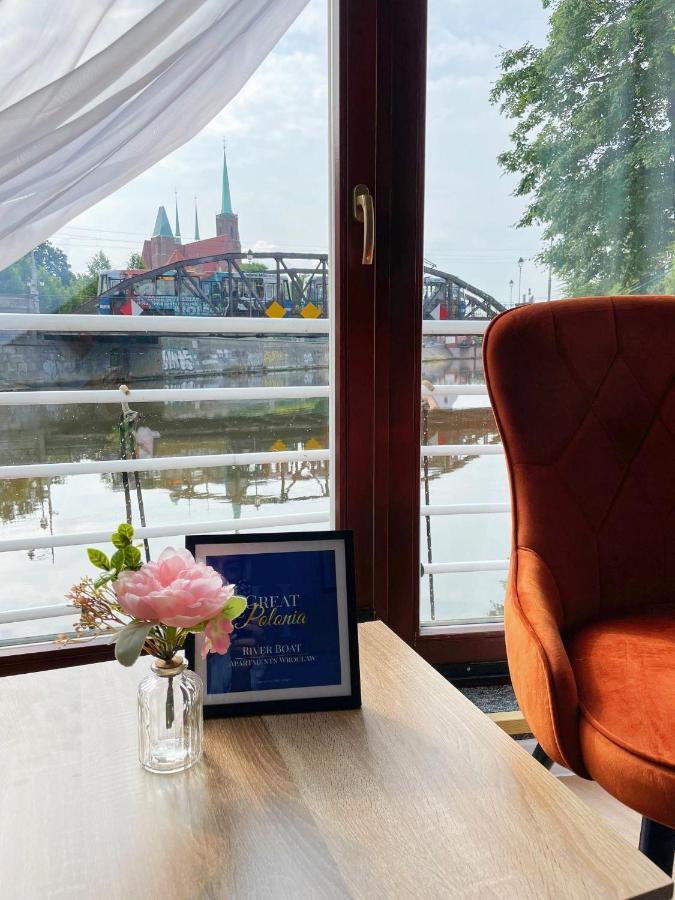 Great Polonia River Boat Apartments Wrocław Buitenkant foto