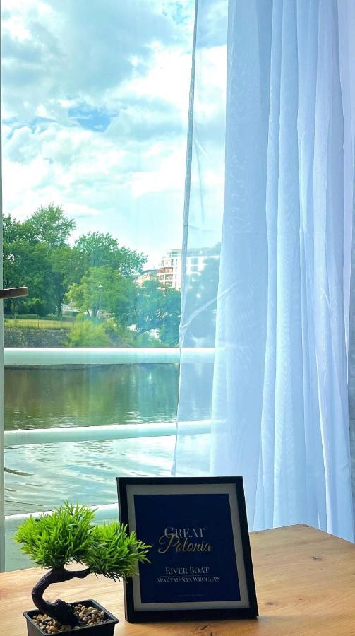 Great Polonia River Boat Apartments Wrocław Buitenkant foto