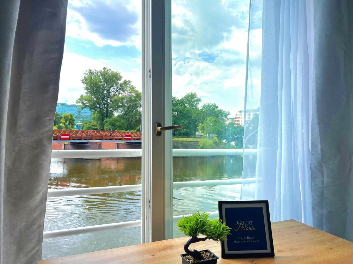Great Polonia River Boat Apartments Wrocław Buitenkant foto