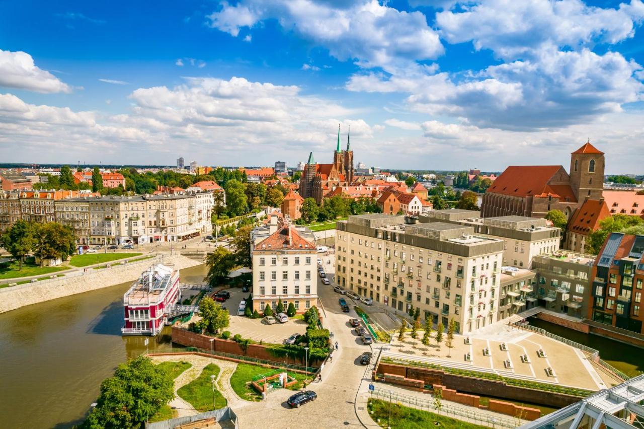 Great Polonia River Boat Apartments Wrocław Buitenkant foto