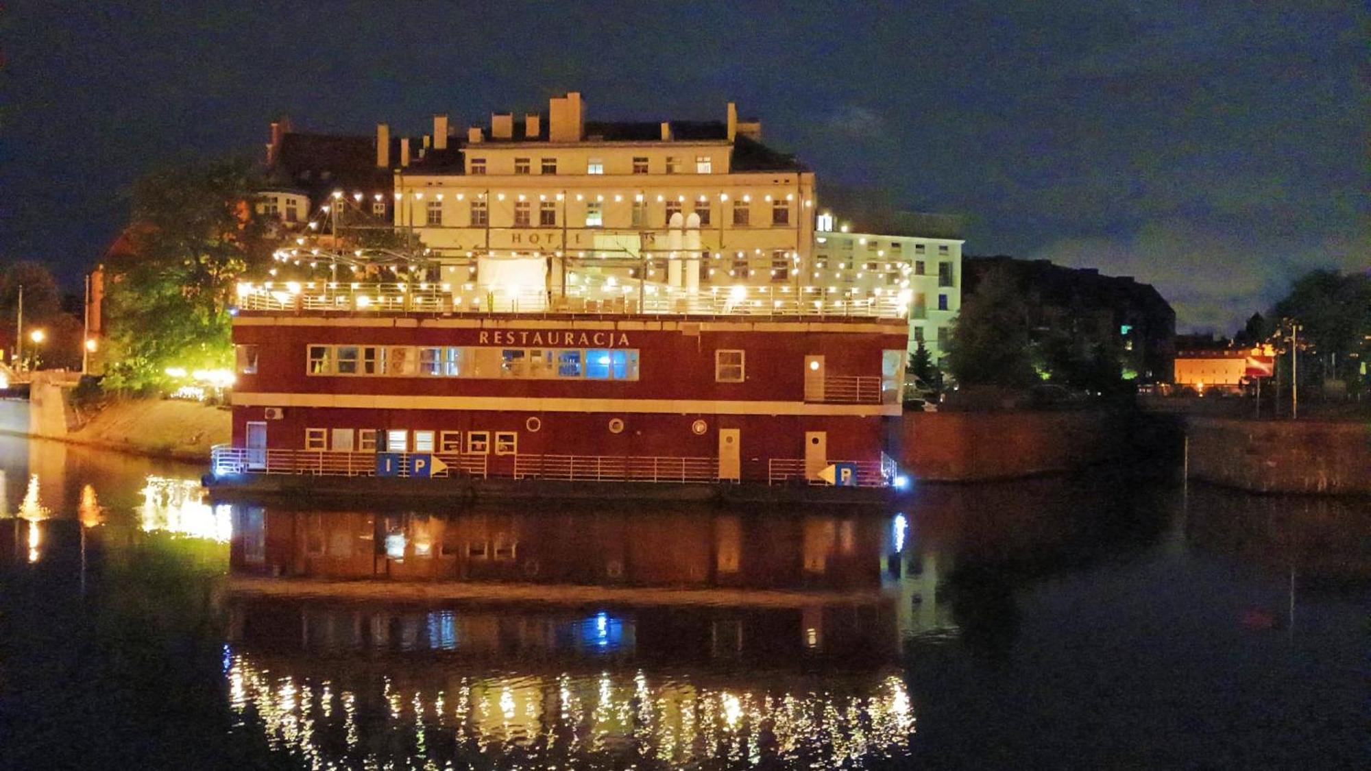 Great Polonia River Boat Apartments Wrocław Buitenkant foto