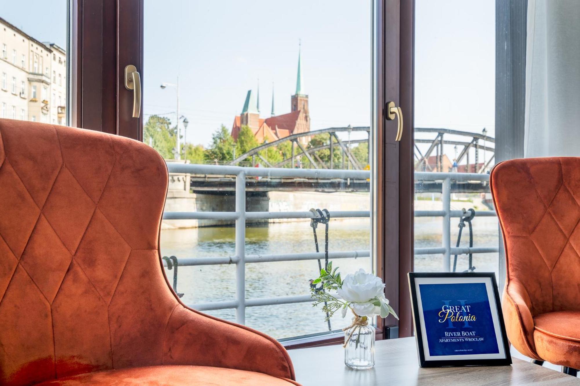 Great Polonia River Boat Apartments Wrocław Buitenkant foto